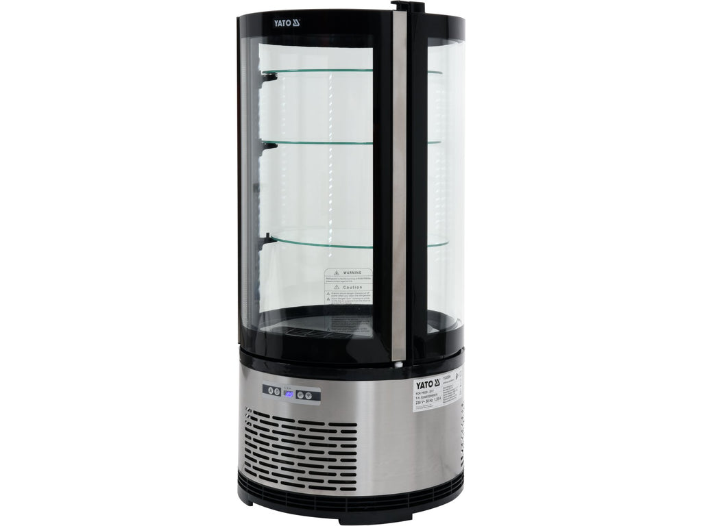 Koelkastdisplay 100L 48X48X103 Zwart