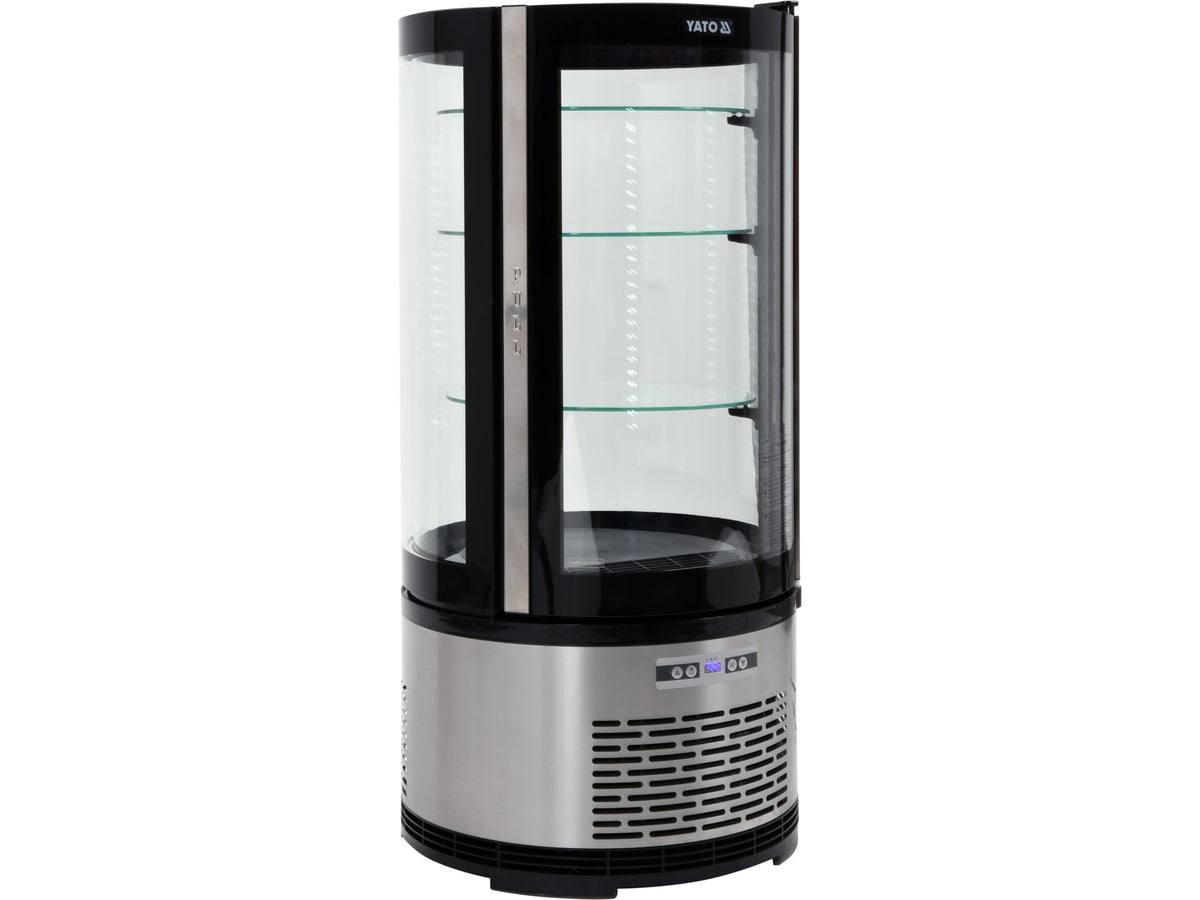 Koelkastdisplay 100L 48X48X103 Zwart