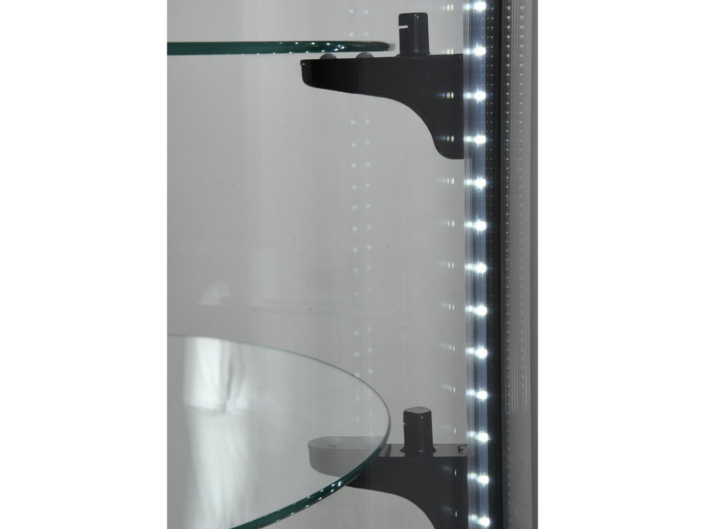 Koelkastdisplay 400L 68X68X175 Zwart