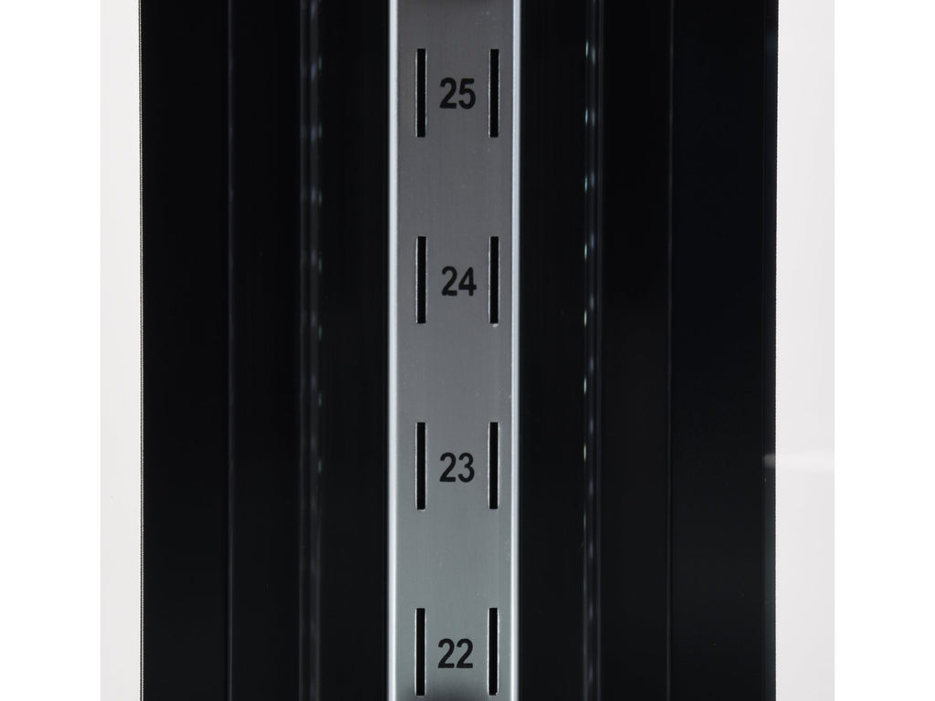 Koelkastdisplay 400L 68X68X175 Zwart