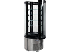 Koelkastdisplay 400L 68X68X175 Zwart