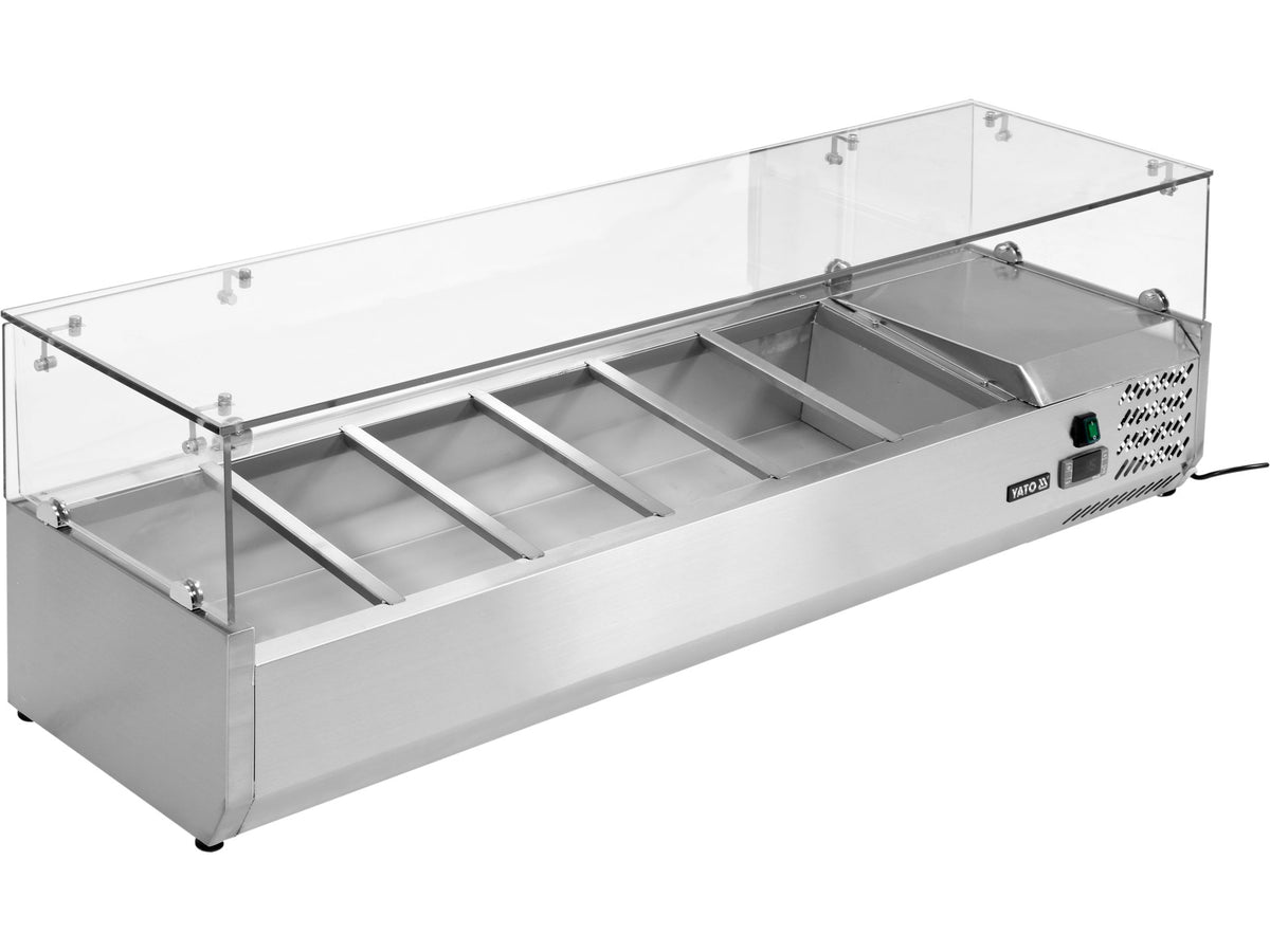 BOVENKOELKAST vitrinekast 6X1/3 GN