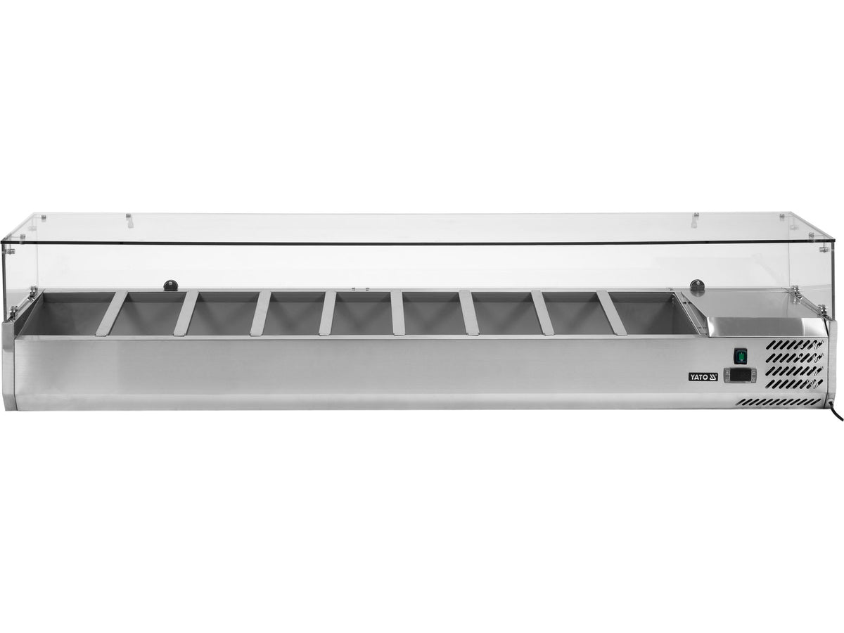 BOVENKOELKAST vitrinekast 9X1/3 GN