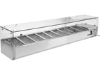 BOVENKOELKAST vitrinekast 9X1/3 GN