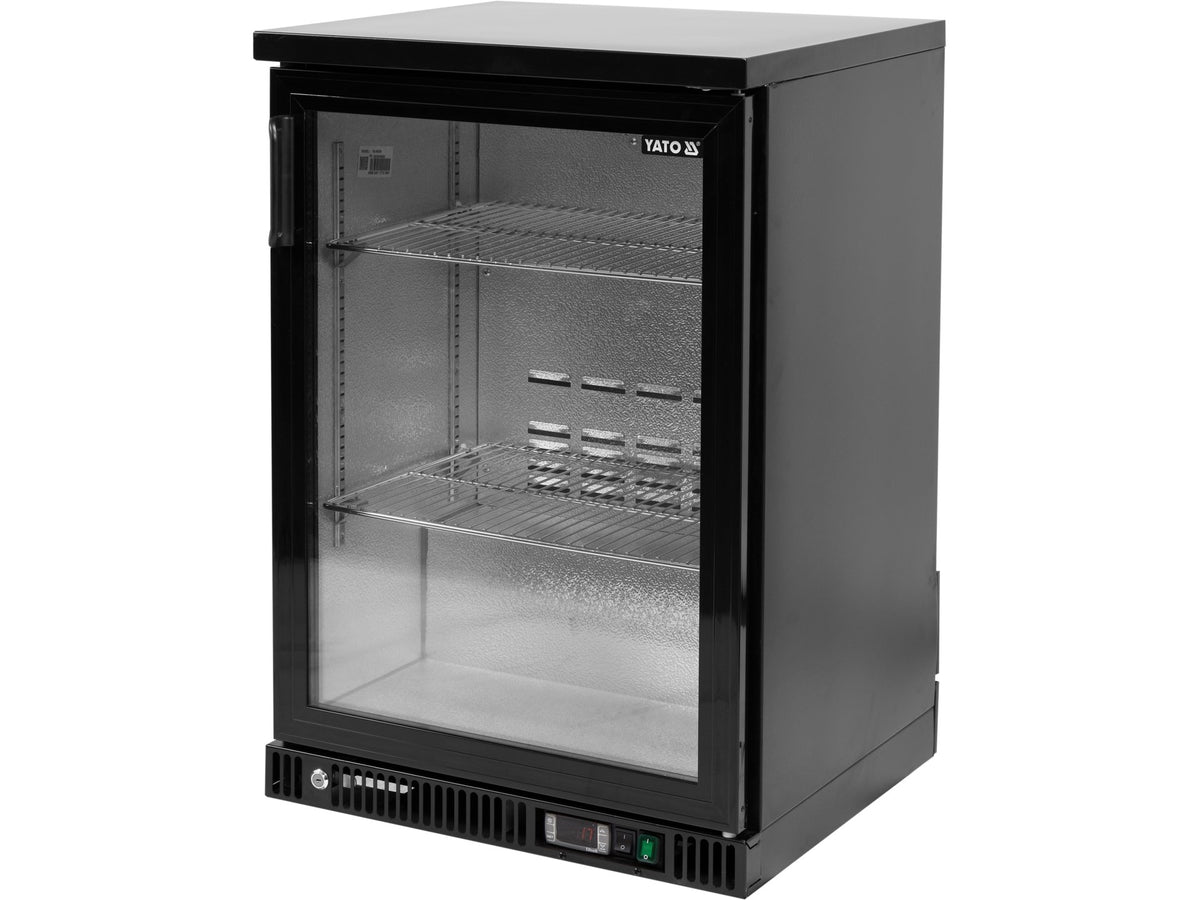 Koeldisplay Voor Flessen, 1-DEUR, Zwart