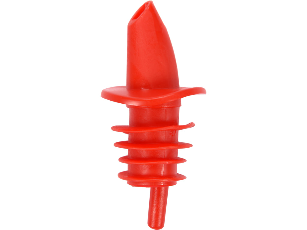 Rode Plastic Dop Met Buis
