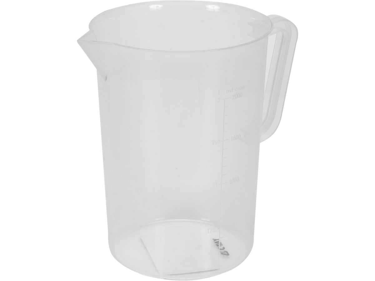 Kan Met Afmeting 2000ML, Transparant