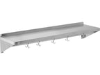 Hangplank Met Range En Haken, Enkel 1200X300X180MM