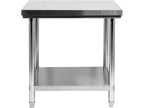 Midden Opvouwbare Tafel Met Plank 800×700×H850MM