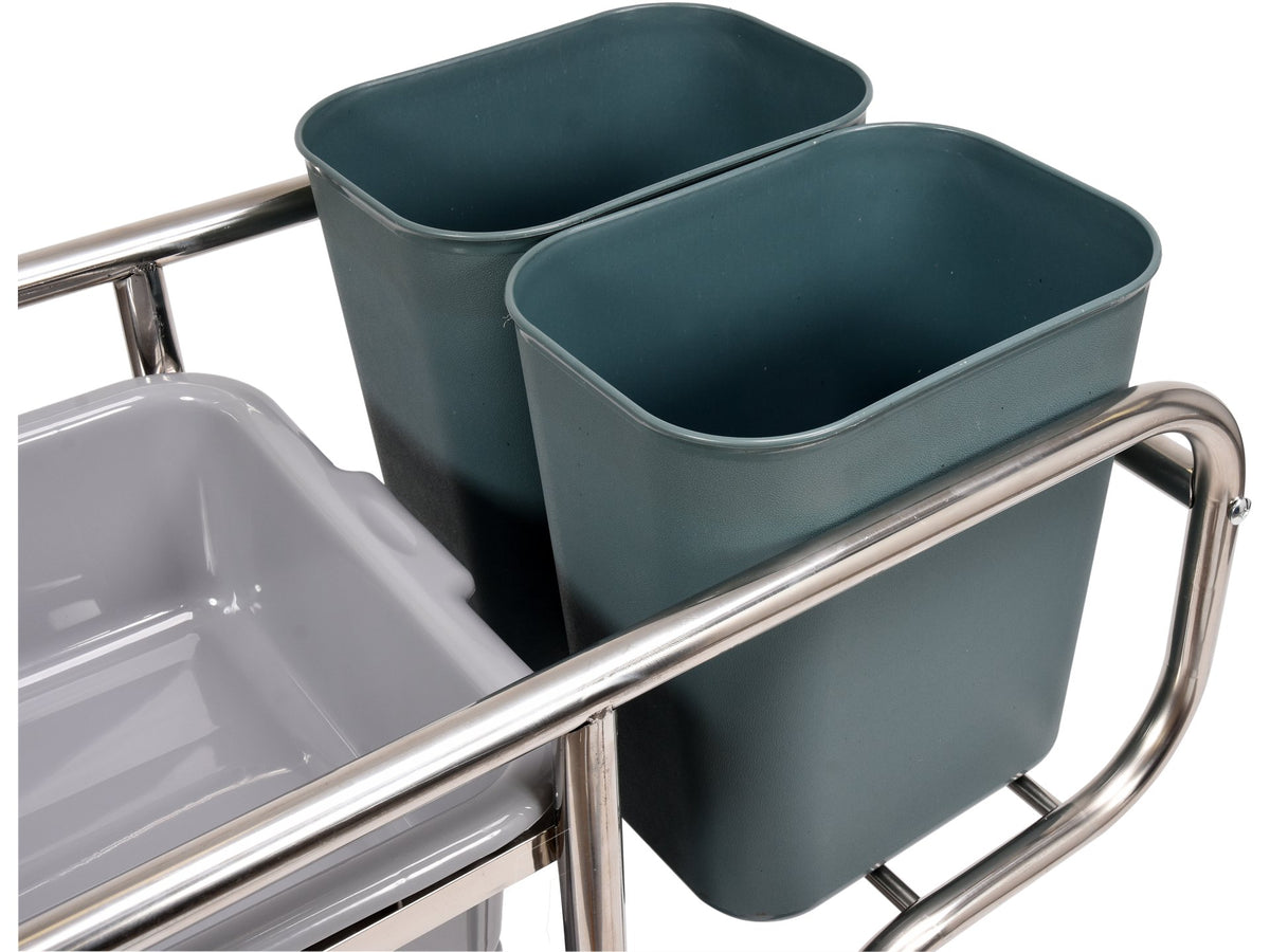 Kelnerwagen Met 3 Platen Met 5 Containers