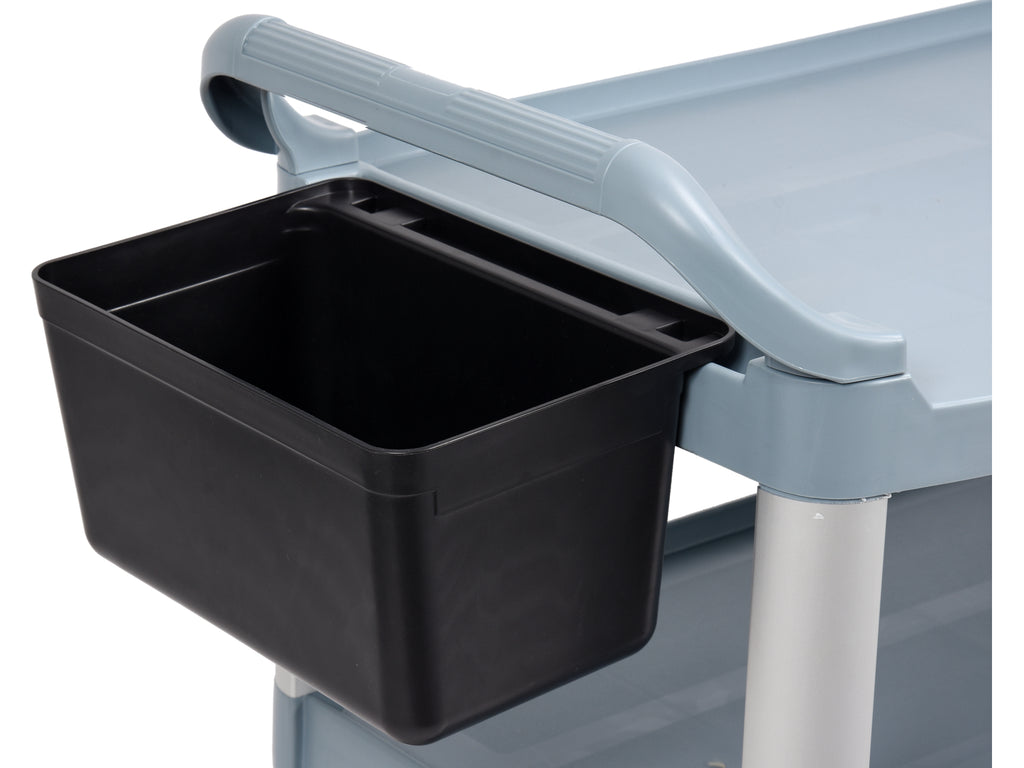 Container Voor Trolley, Zwart Pp 33,5X23,1X18CM