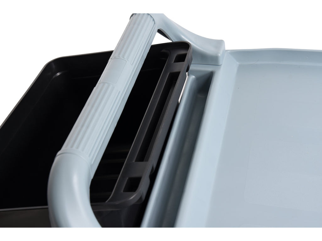 Container Voor Trolley, Zwart Pp 33,5X23,1X44,5CM