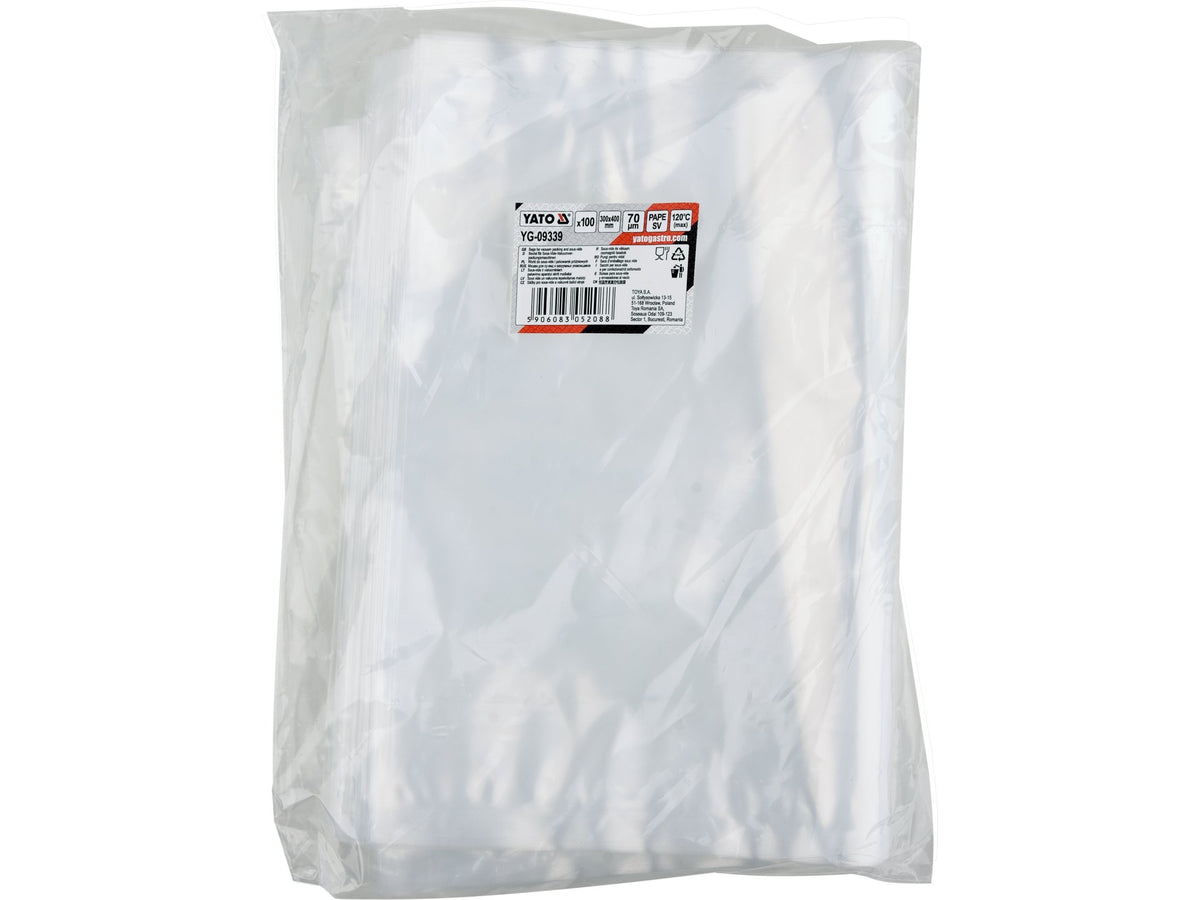 Zakken Voor Sous-Vide En Kamerverpakkingsmachines 300*400 70UM Pape Sv, 100 Stuks