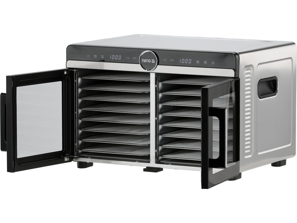 <h1>VOEDSELDROGER 16 SCHALEN VAN RVS, 1400W</h1>