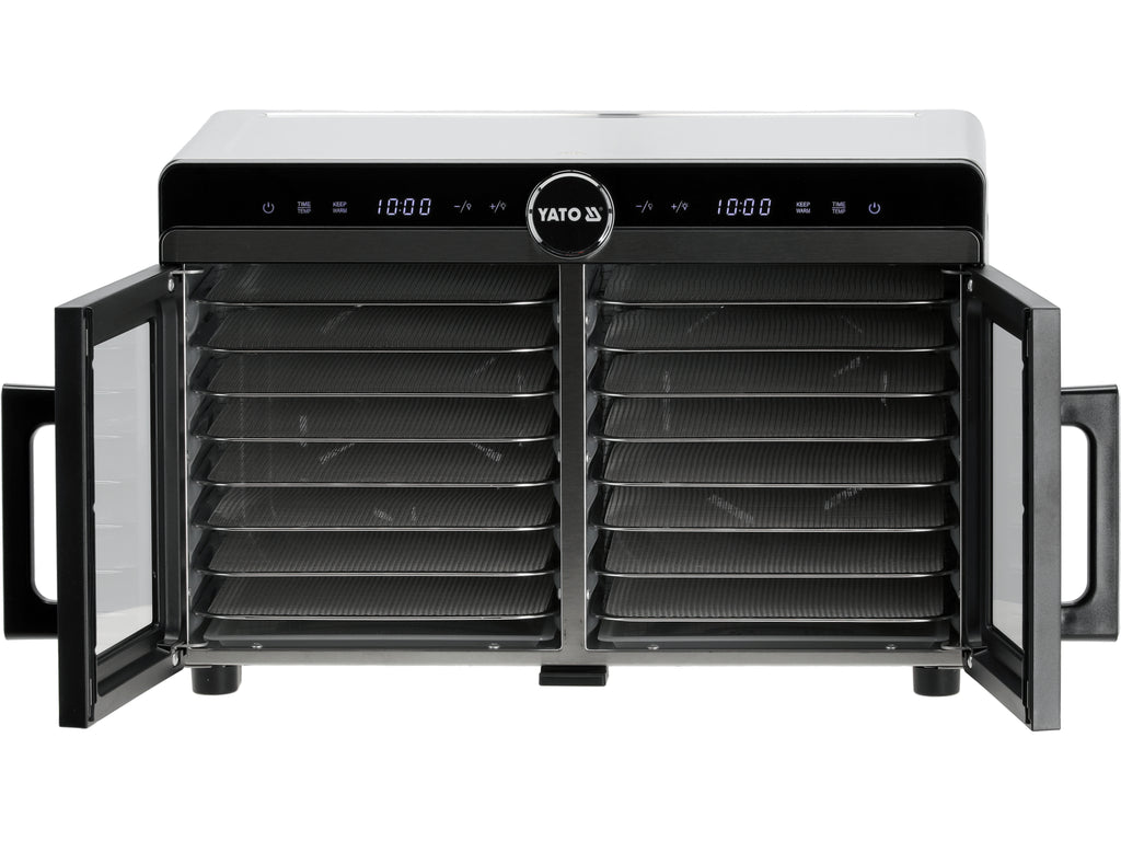 <h1>VOEDSELDROGER 16 SCHALEN VAN RVS, 1400W</h1>