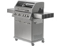Itami 4+1 Gasgrill, Roestvrij Staal, 14,2KW, Met Glas