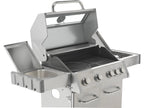 Itami 4+1 Gasgrill, Roestvrij Staal, 14,2KW, Met Glas