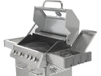 Itami 4+1 Gasgrill, Roestvrij Staal, 14,2KW, Met Glas