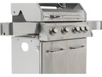 Itami 4+1 Gasgrill, Roestvrij Staal, 14,2KW, Met Glas