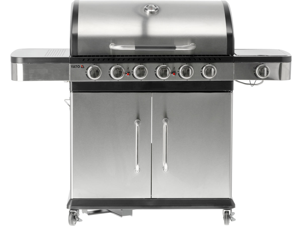 Zushi 6+1 Gasgrill Roestvrij Staal 20,2 KW