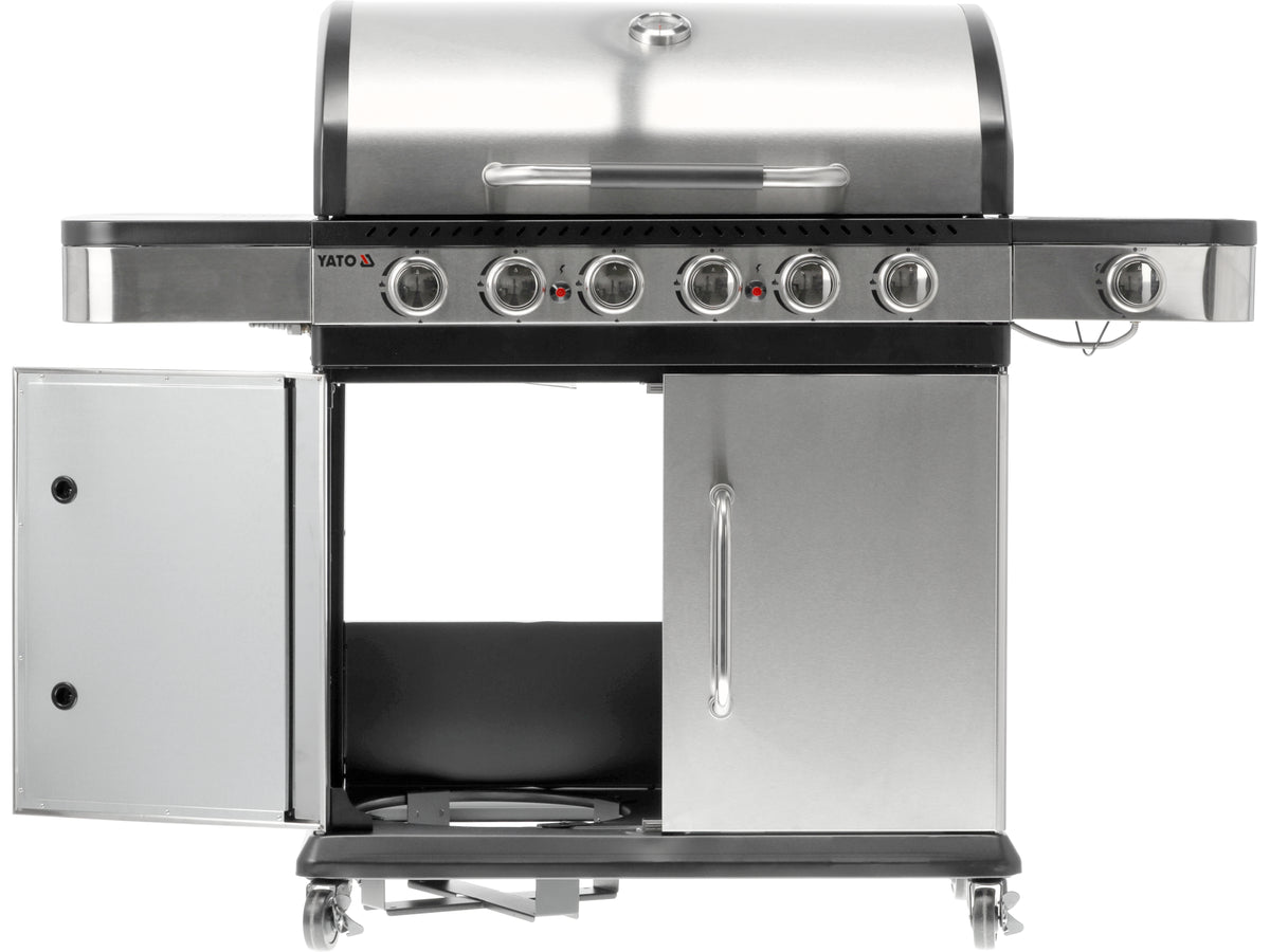 Zushi 6+1 Gasgrill Roestvrij Staal 20,2 KW