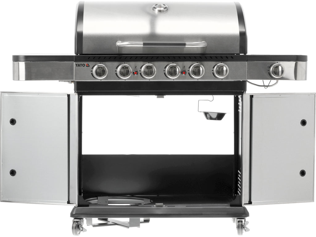 Zushi 6+1 Gasgrill Roestvrij Staal 20,2 KW