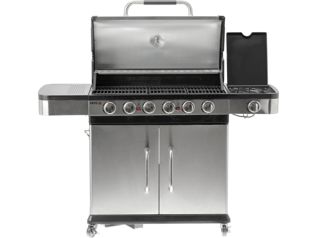 Zushi 6+1 Gasgrill Roestvrij Staal 20,2 KW