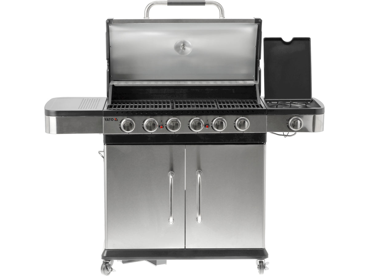Zushi 6+1 Gasgrill Roestvrij Staal 20,2 KW
