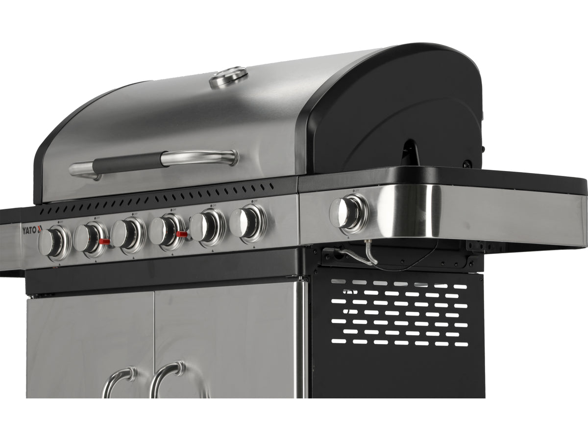 Zushi 6+1 Gasgrill Roestvrij Staal 20,2 KW