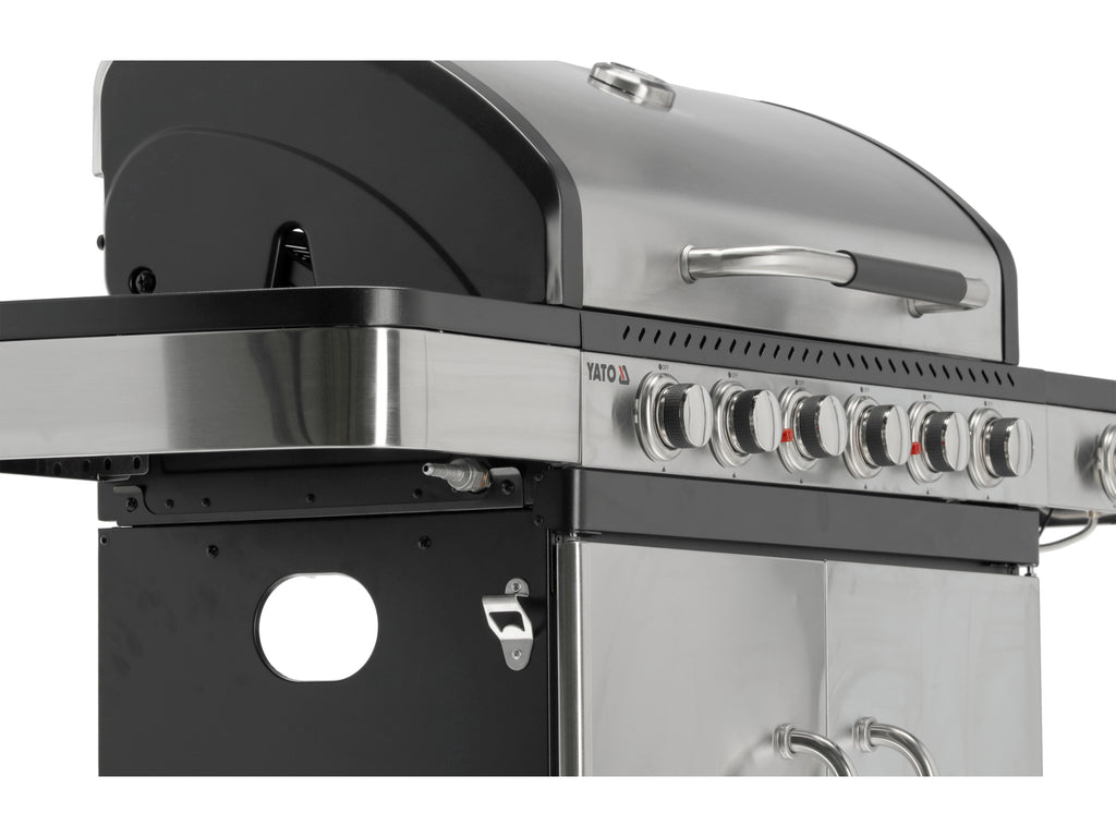 Zushi 6+1 Gasgrill Roestvrij Staal 20,2 KW