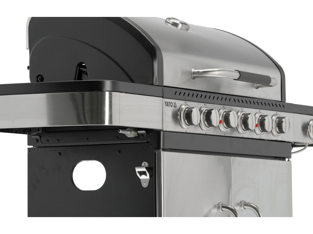 Zushi 6+1 Gasgrill Roestvrij Staal 20,2 KW