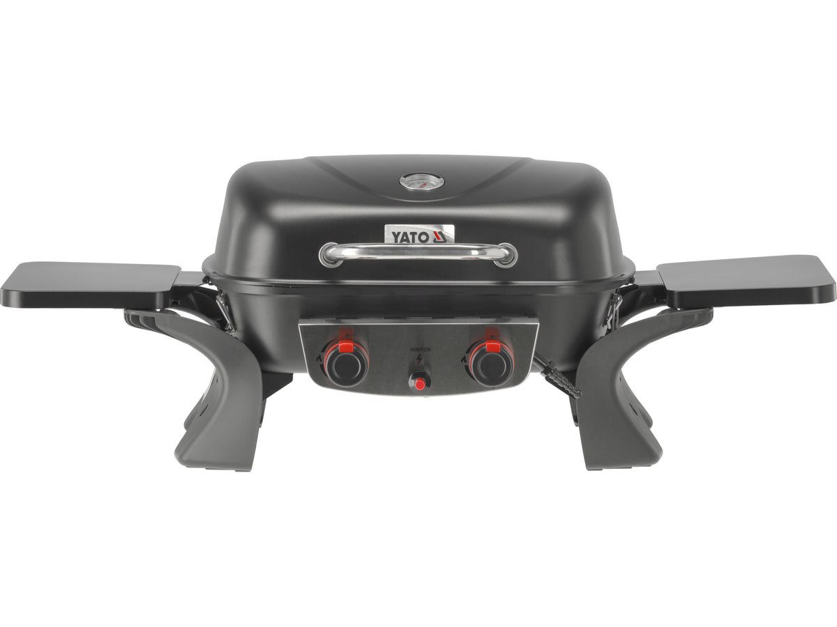 Yake Draagbare Gasgrill, 2 Branders, 5KW Yake