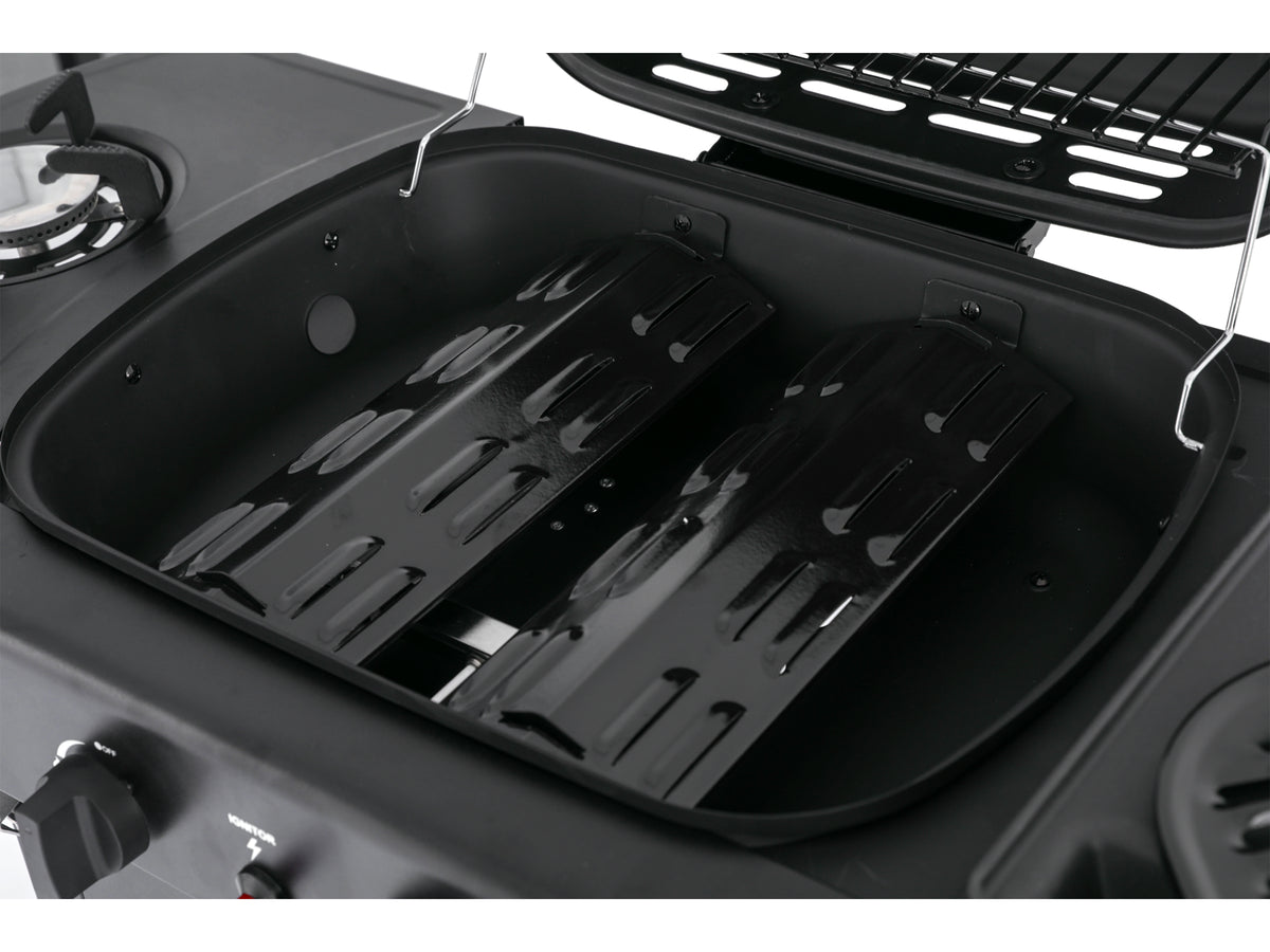 Asahi 2+2 Gasgrill, 5KW, 3IN1