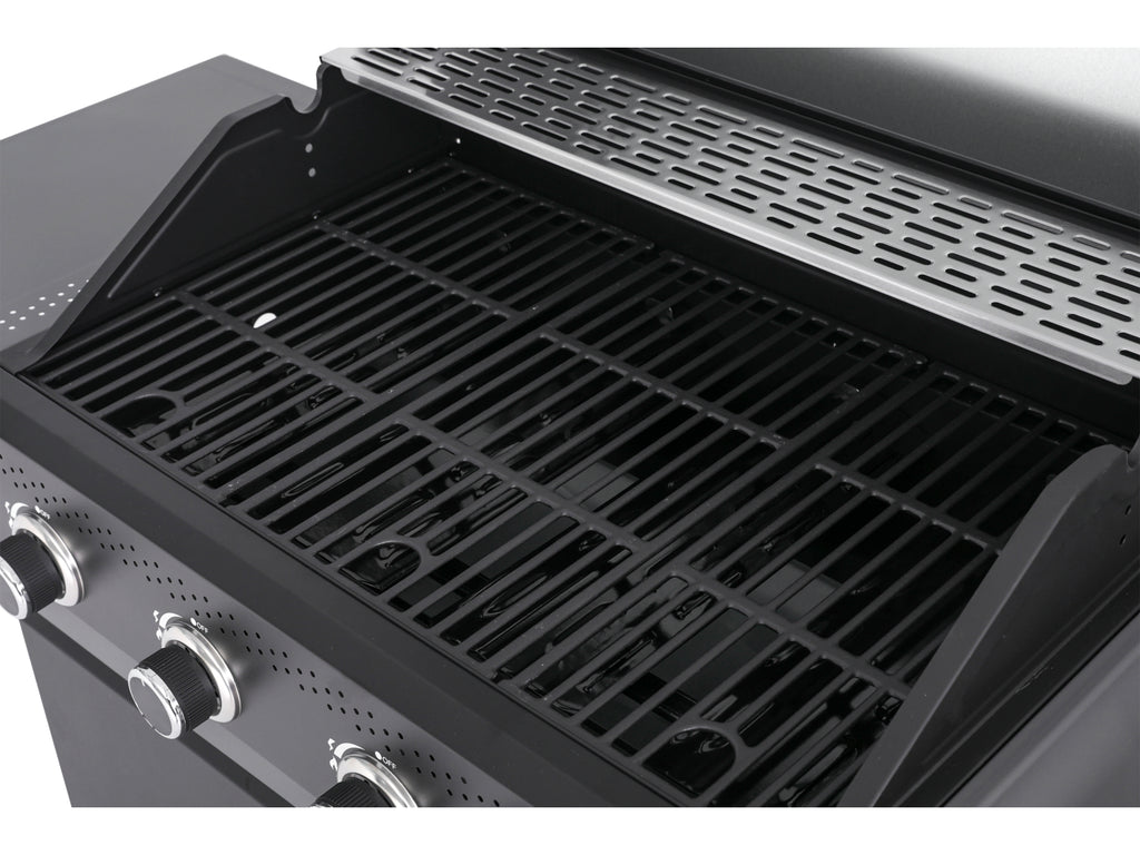 Okaya 4+1 Gasgrill, 14,5 Kw, Met Glas