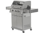 Itami 3+1 Gasgrill, Roestvrij Staal 11,5KW, Met Glas