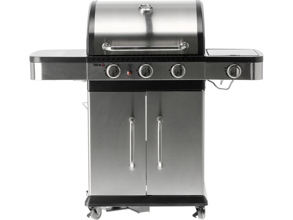 Zushi 3+1 Gasgrill, Roestvrij Staal 11,2KW