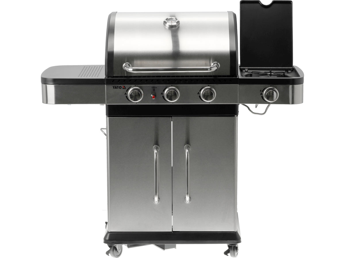Zushi 3+1 Gasgrill, Roestvrij Staal 11,2KW