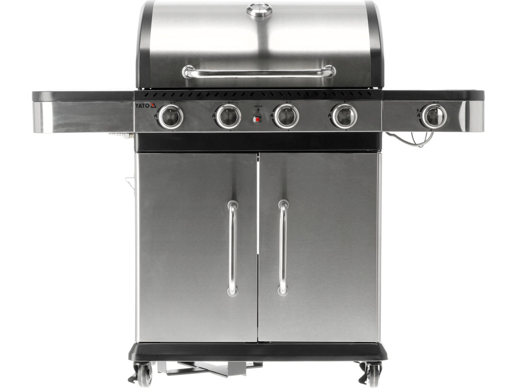 Zushi 4+1 Gasgrill, Roestvrij Staal 14,2KW