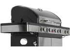 Zushi 4+1 Gasgrill, Roestvrij Staal 14,2KW
