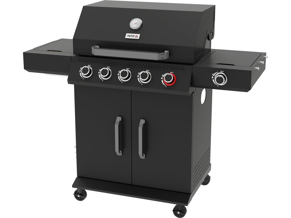 Yato 5+1 19KW Zwarte Gasgrill