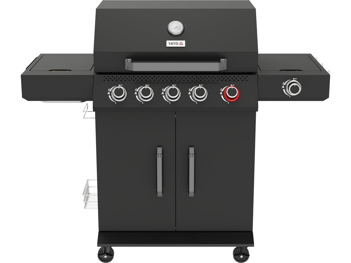 Yato 5+1 19KW Zwarte Gasgrill