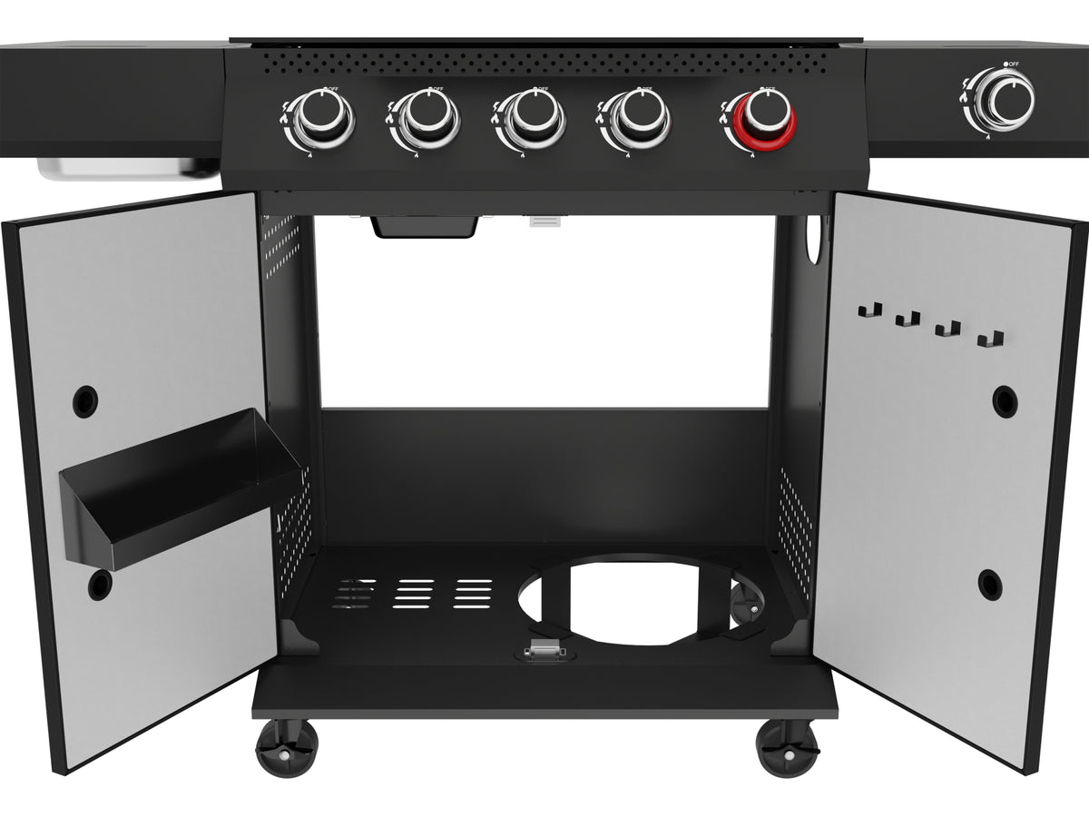 Yato 5+1 19KW Zwarte Gasgrill