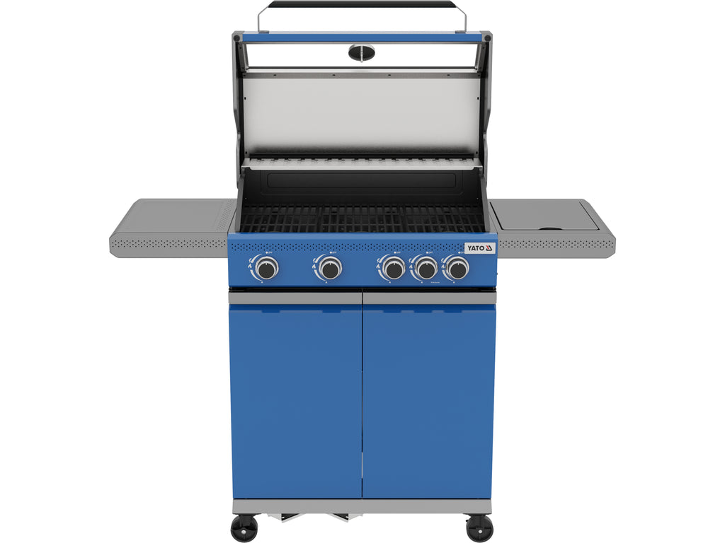 Gasgrill Itami 4+1, 14,5KW, Blauw