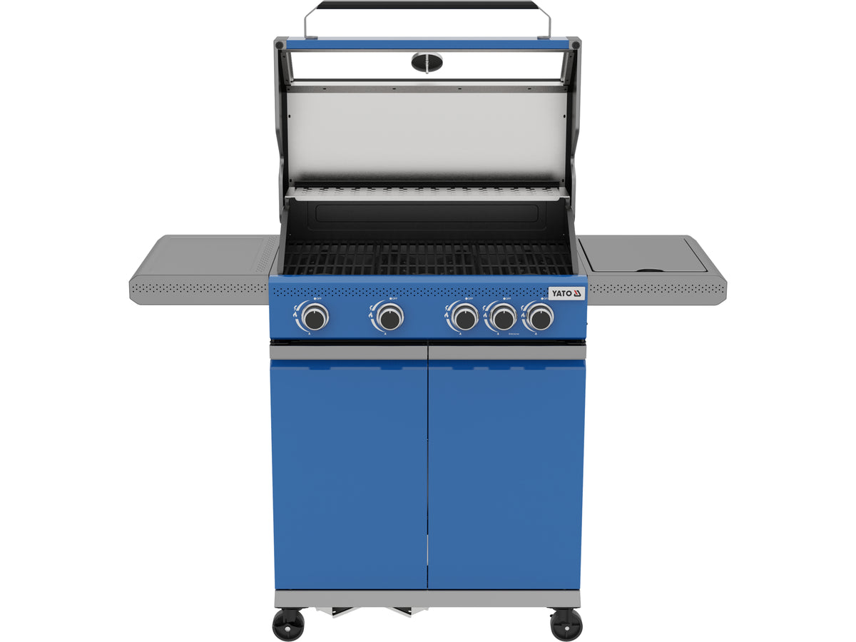 Gasgrill Itami 4+1, 14,5KW, Blauw