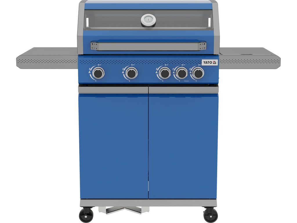 Gasgrill Itami 4+1, 14,5KW, Blauw