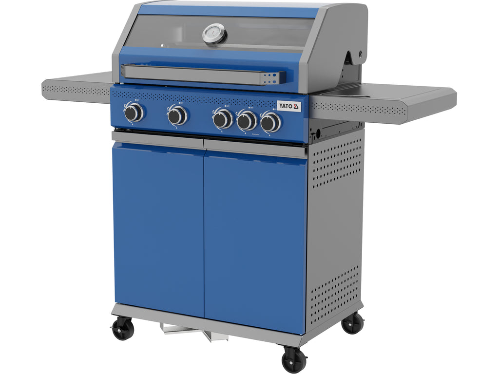 Gasgrill Itami 4+1, 14,5KW, Blauw