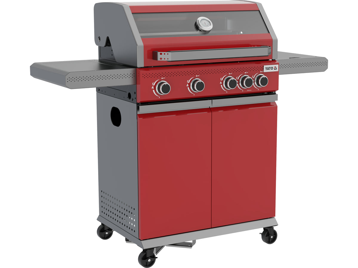 Gasgrill Itami 4+1, 14,5KW, Rood