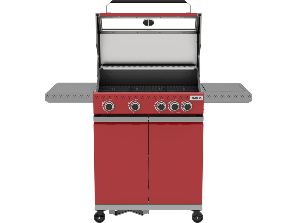 Gasgrill Itami 4+1, 14,5KW, Rood