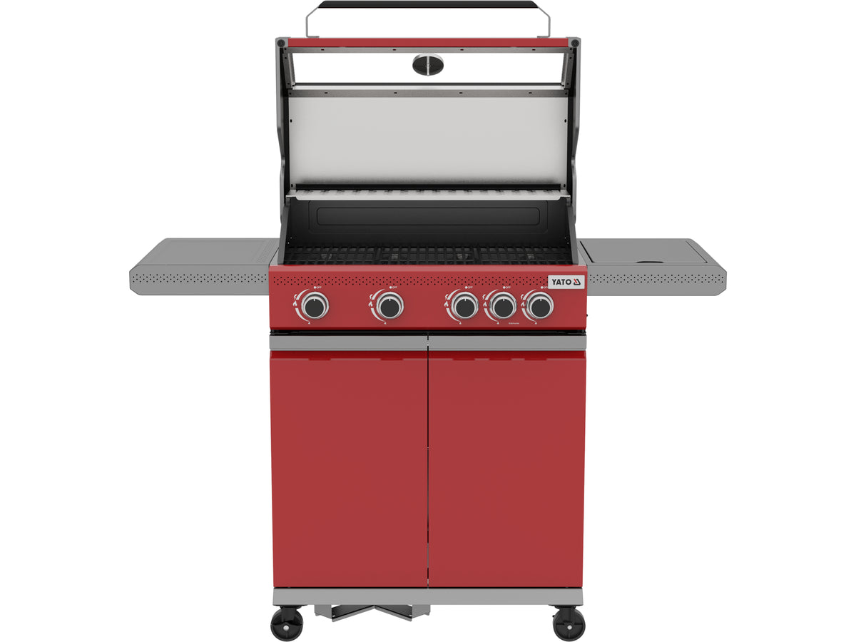 Gasgrill Itami 4+1, 14,5KW, Rood