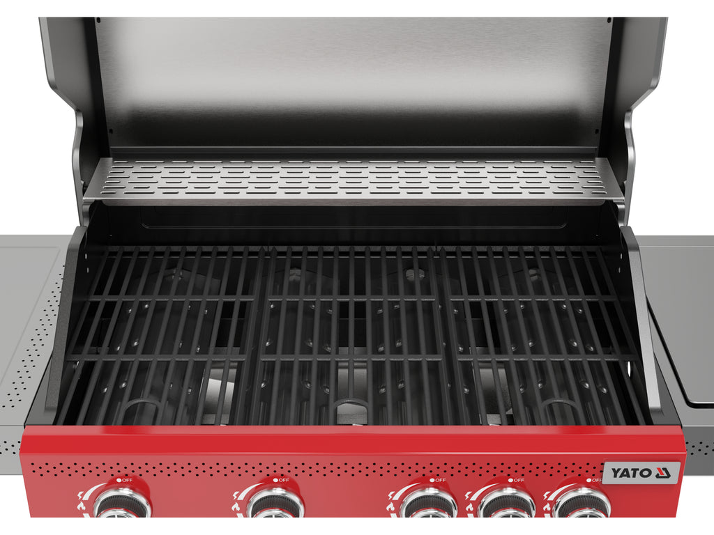Gasgrill Itami 4+1, 14,5KW, Rood